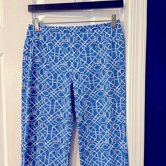 Women’s J. McLaughlin Blue & White Carmel Catalina Cloth Pants Size XS - Picture 3 of 11